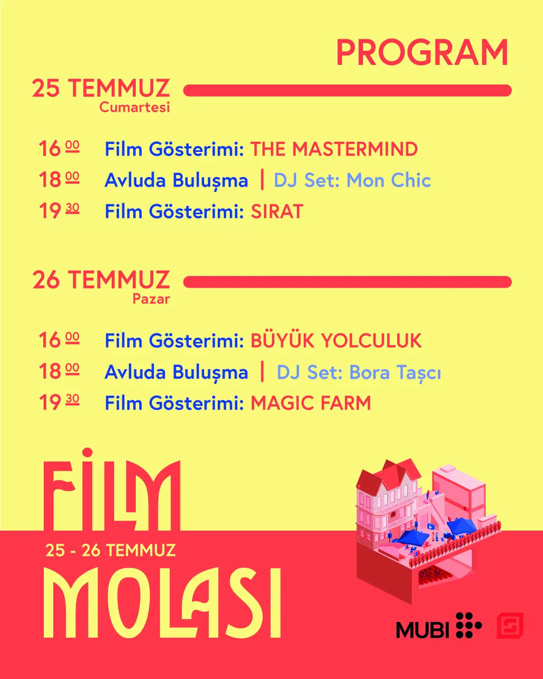 MUBI ve Sinematek'ten Yaza Film Molası