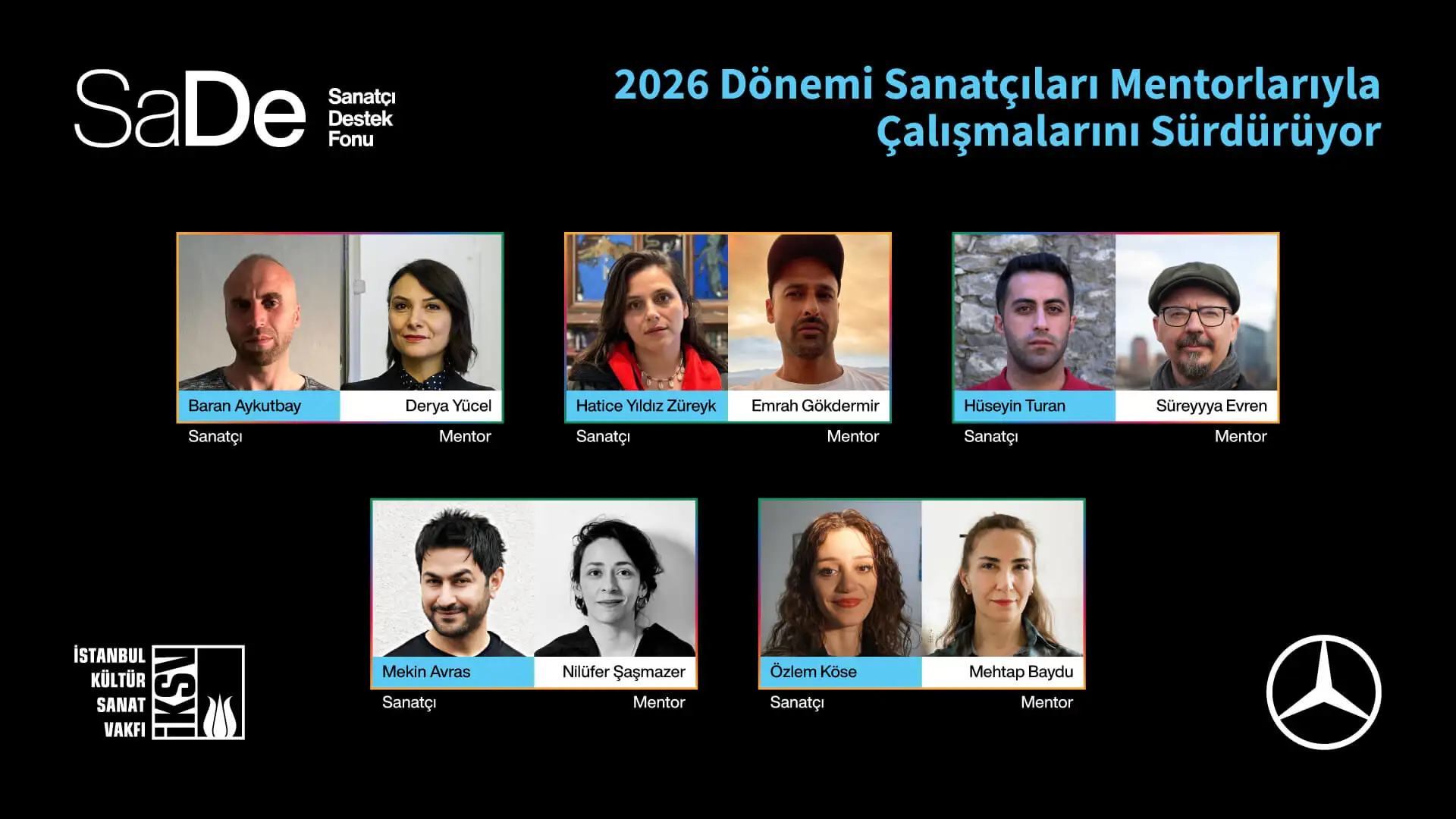 SaDe Programı Sanatçıları Mentorlarının Rehberliğinde Projelerini Geliştiriyor